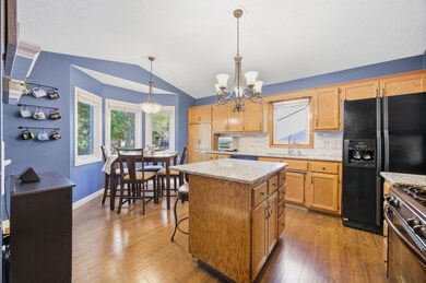 Ample cabinet and counter space!