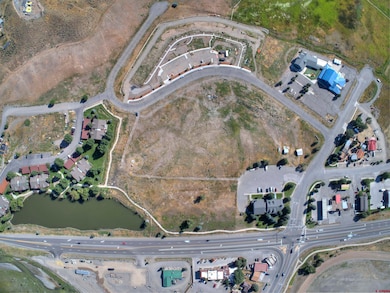 Looking straight down. Highway 550 is on the botto