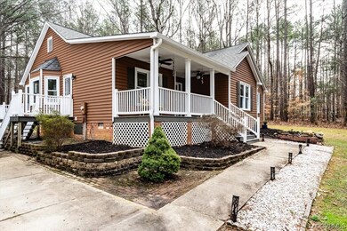 View of front of property with a porch