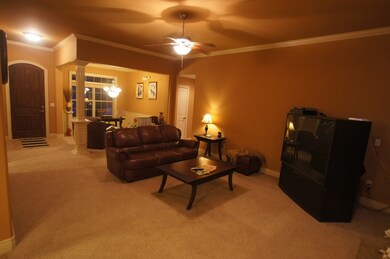 Hearth room with formal dining room