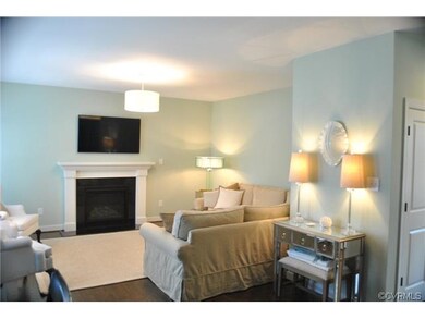 Family Room is Open to Kitchen and Breakfast Area...Hardwood Floor, Gas Log Fireplace, Wall Mount and Wired for TV