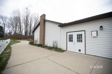 Driveway and side entrance