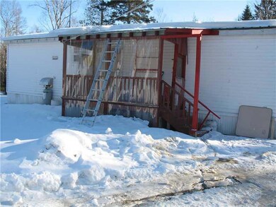 Exterior Back. Rear entry porch