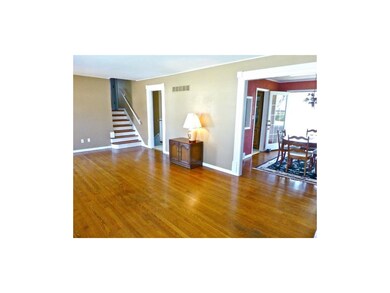 Open floor plan and enhanced molding.