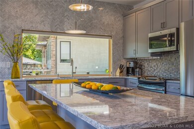 Large kitchen island