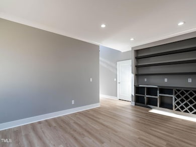 Dining area with custom built-ins