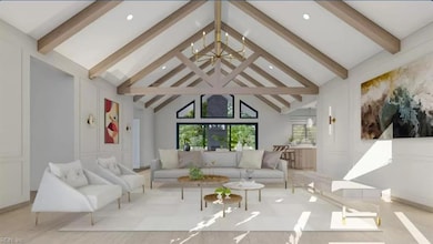 Cathedral ceilings in the open living & dining areas *photos are of like model & may show upgrades