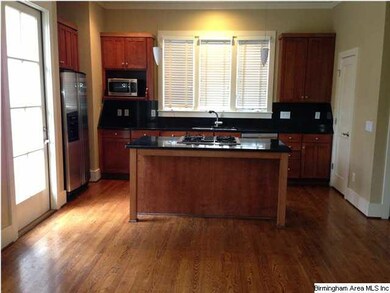 Great kitchen, beautiful cabinets, gas stove, stai