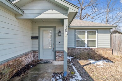Covered front porch.