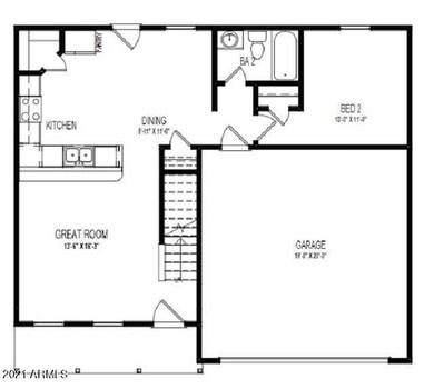 1802 2-Car - Floor Plan - BROCHURE - GRP