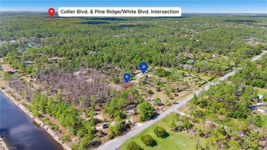 aerial view looking to the West towards Pine Ridge