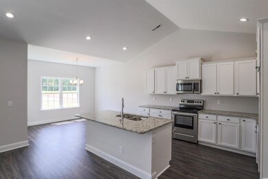 Kitchen with sink, an island with sink, white cabi