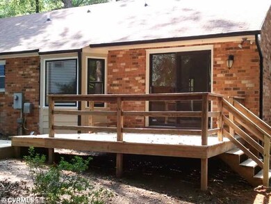 Exterior Back - 120 sq ft deck for entertaining, e
