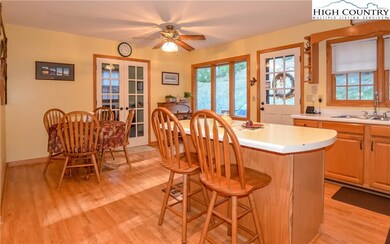 Kitchen to dining view.