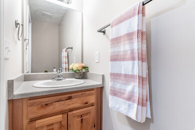 Half Bathroom with vanity