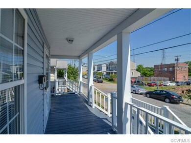 View off front porch, a new home going up across the street, the playground, Southern Stove Works building within walking distance as well as the Redskins Training facilities.