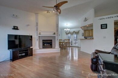 Living Room Opens to Kitchen and Dining