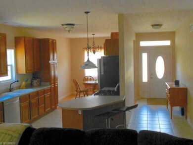 Amazing open floor plan with nine foot ceilings.