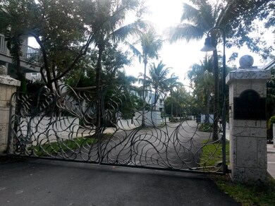 The gated entrance to the Sanctuary