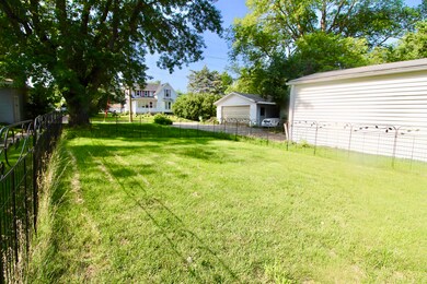 Fenced in portion of yard