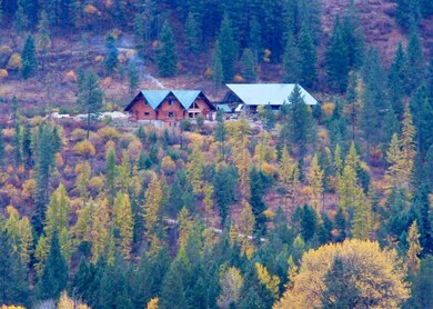 House & pole barn from the north