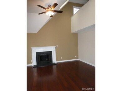 Vaulted Ceiling With Gas Fire Place, Ceiling Fan, 