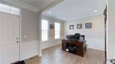 Enter Home & A Large, Bright, & Great Area for an Office.