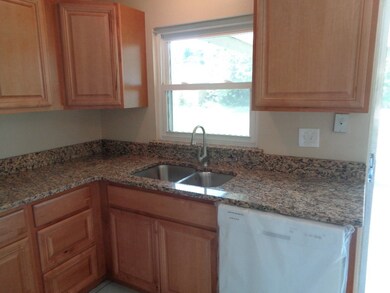 Beautiful cabinets and new granite and dishwasher!