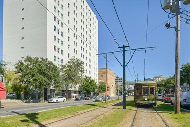 Right on the streetcar line.