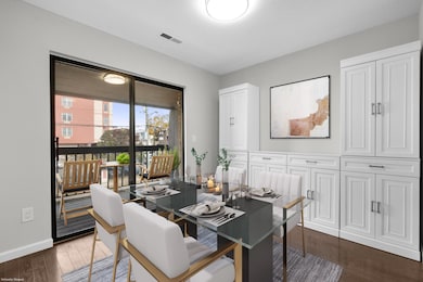 Newly installed cabinets