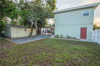 BACKYARD AREA WITH SHED AND ENTRY INTO AN UNDER ST