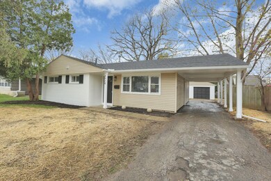 Driveway, carport and garage
