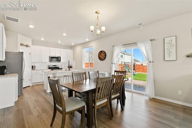 DINING AREA WITH WALK OUT TO BACKYARD