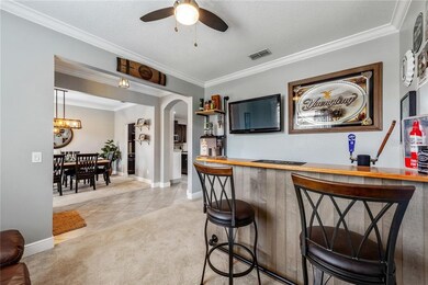 FORMAL LIVING ROOM also features CROWN MOLDING, a 