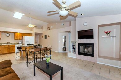 Large Open Kitchen to Family