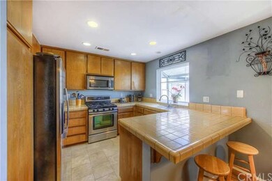 Spacious kitchen with stainless steel appliances