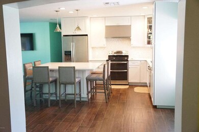 kitchen view from formal dining area