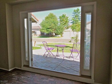 Front patio from french doors