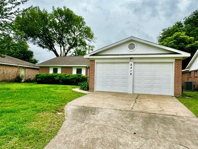 Two car garage with double wide driveway!