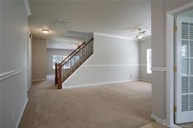 Beautiful upgraded staircase.