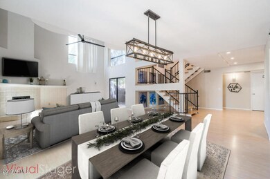 Dining w/ virtual staging