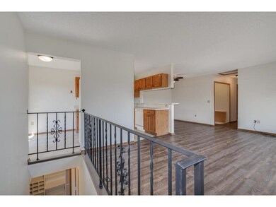 At the top of the stairs you are greeted by open s