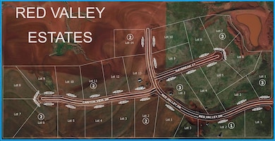 Aerial view of property's location featuring property parcel outlined