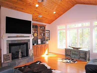 Gas Fireplace with Built Ins