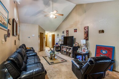 Living room showing the front entrance.