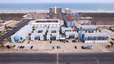 Aerial view featuring a water view and a view of 