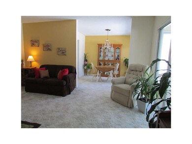 Living Room. Living room open to formal dining roo