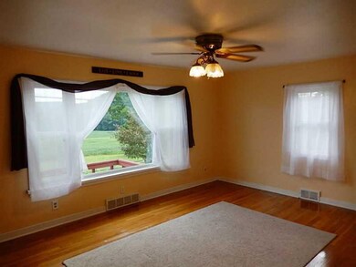 Dining Room. Nice hard wood floors in the living a