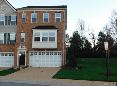 Brick End Unit with Side Yard and Woods Behind