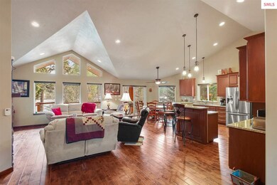 with vaulted ceilings